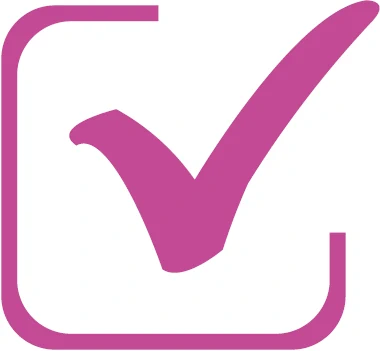 Pink Checkmark